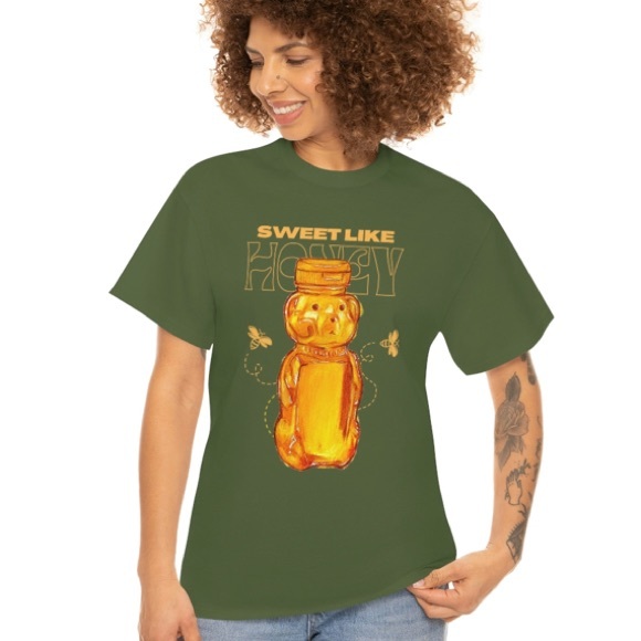 Graphic T-Shirt Sweet like honey honeybear - Picture 2 of 6
